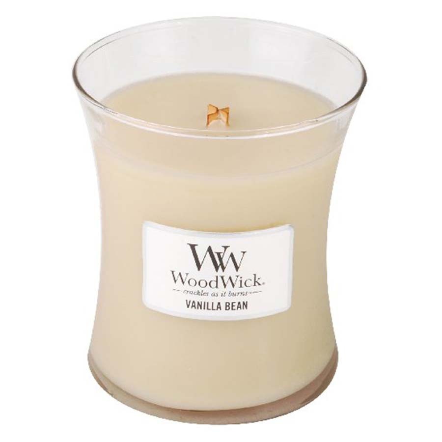 Woodwick WoodWick Vanilla Bean svíčka váza střední
