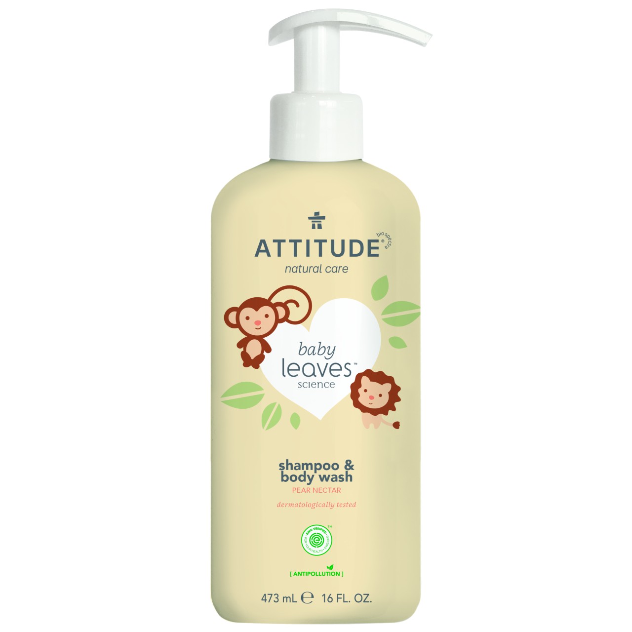 Attitude 2In1 Shampoo Pear