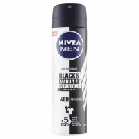 Nivea Nivea Men Sprej antiperspirant Invisible for Black & White