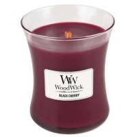 Woodwick WoodWick Black Cherry svíčka váza střední