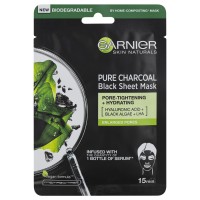 Garnier Pure Charcoal Black Sheet Mask Charcoal