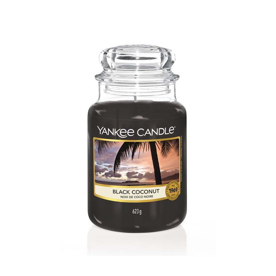 Yankee Candle Black Coconut vonná svíčka classic velký
