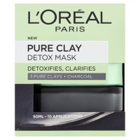 L´Oréal Paris PURE CLAY mask with cleansing clay and activated carbon