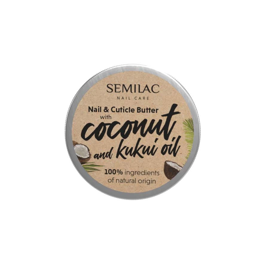 Semilac Nail Care Butter With Coconut And Kukui Oil