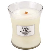 Woodwick WoodWick Linen svíčka váza střední