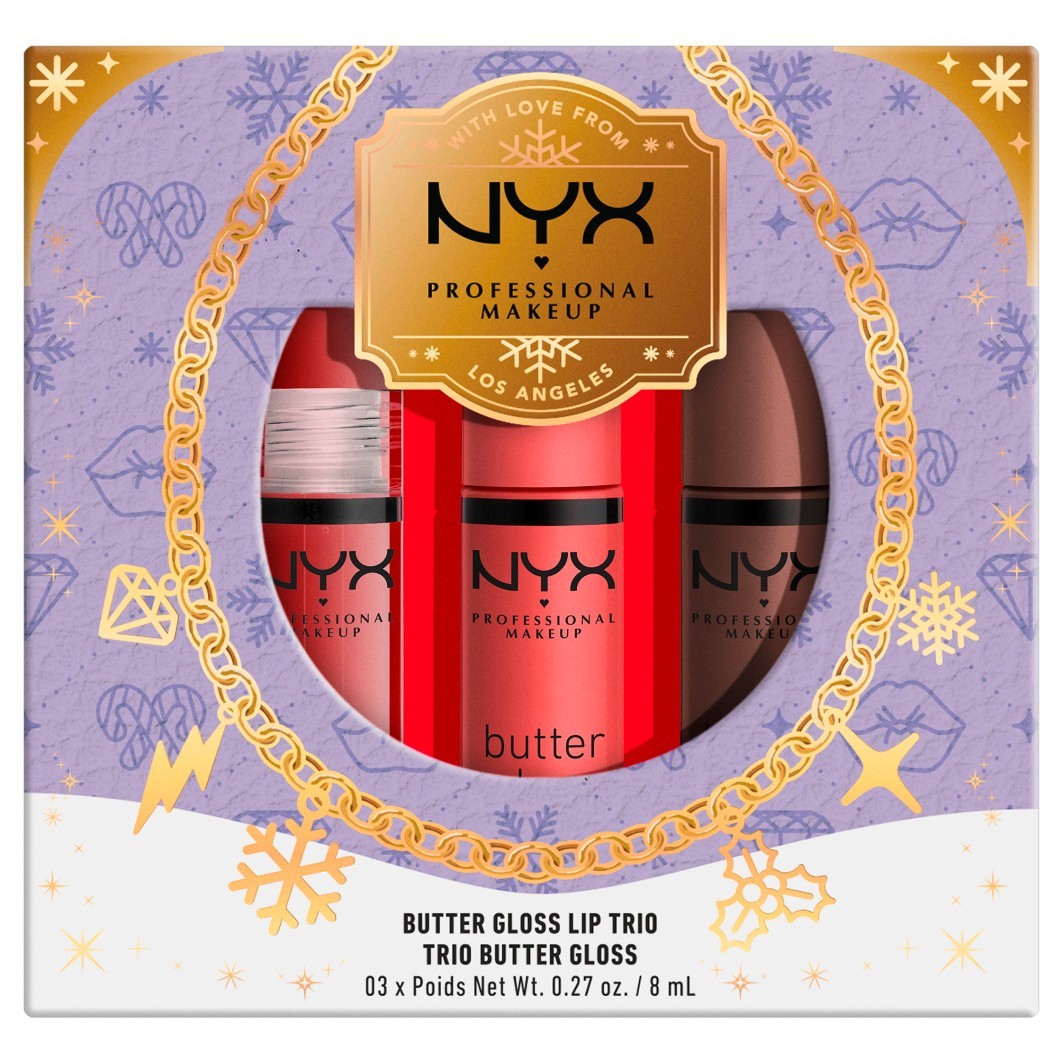 NYX Professional Makeup Butter Gloss Trio Set