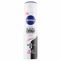 Nivea Nivea Sprej antiperspirant Black & White Invisible Clear