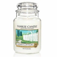 Yankee Candle Clean Cotton vonná svíčka classic velký