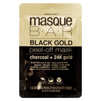 masqueBAR Black Gold Peel Off Mask sachet