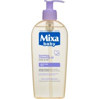 Mixa Baby upokojujúci čistiaci olej na telo a vlasy