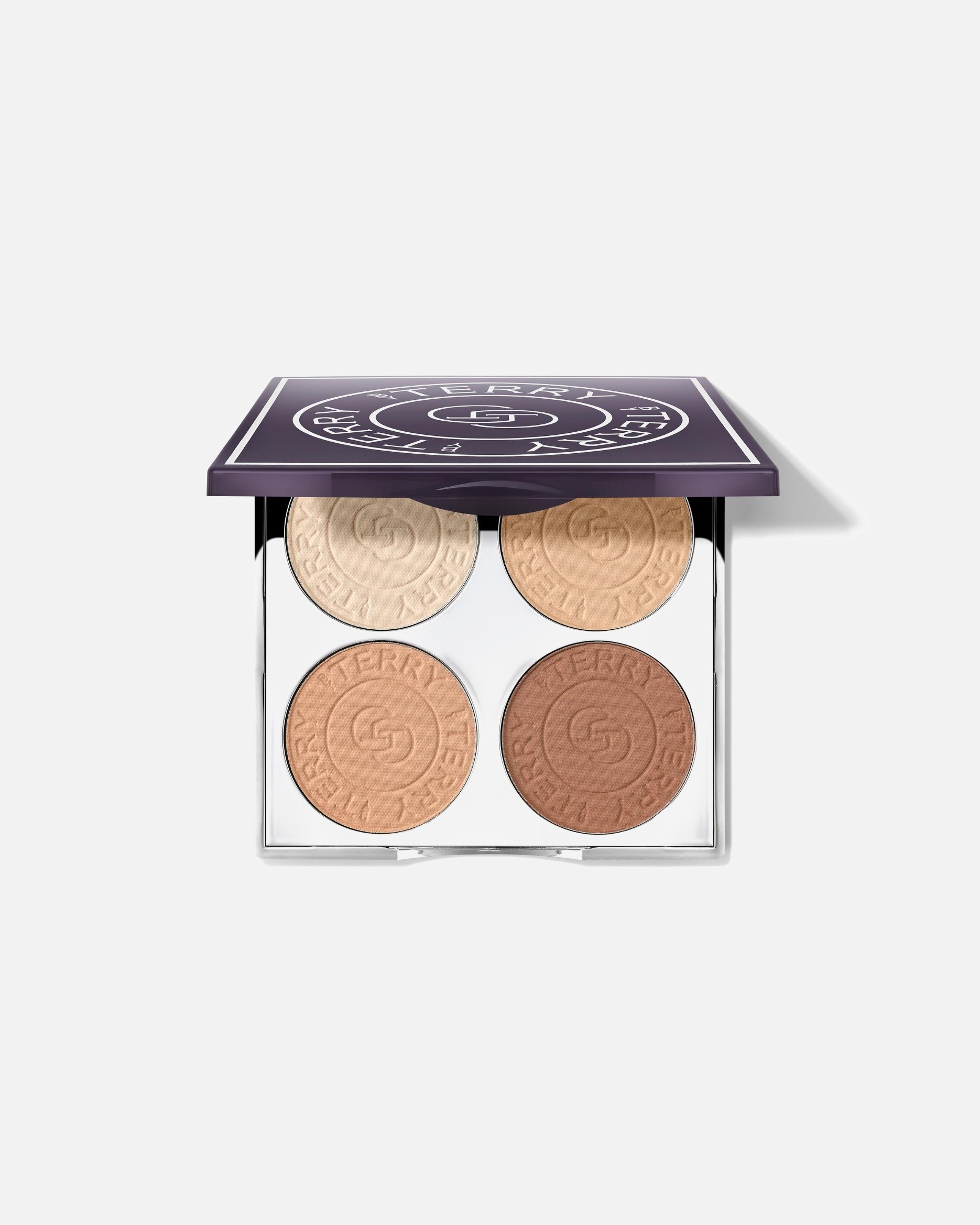 Očné tiene pre Unisex By Terry Multifunkčný, hydratačný a ošetrujúci púder na tvár HYALURONIC HYDRA-POWDER PALETTE N2. MEDIUM TO WARM 2 - MEDIUM TO WARM