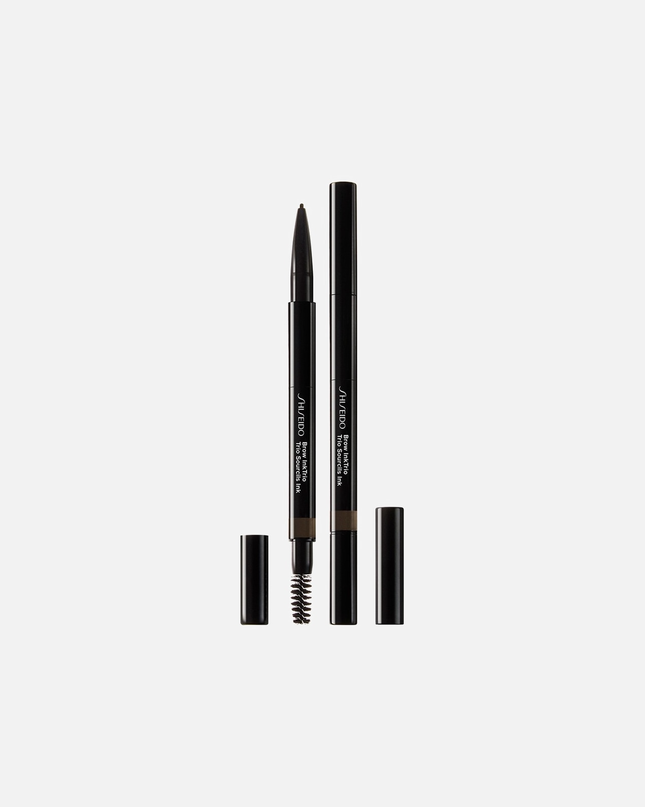 Ceruzka na obočie pre Unisex Shiseido Brow InkTrio č. 4 - Ebony