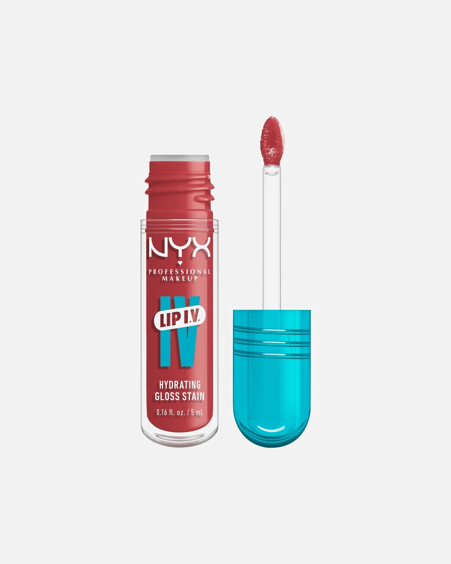 Lesk na pery pre Unisex NYX Professional Makeup Lip IV, zabarvující lesk na rty PETAL POURIN'