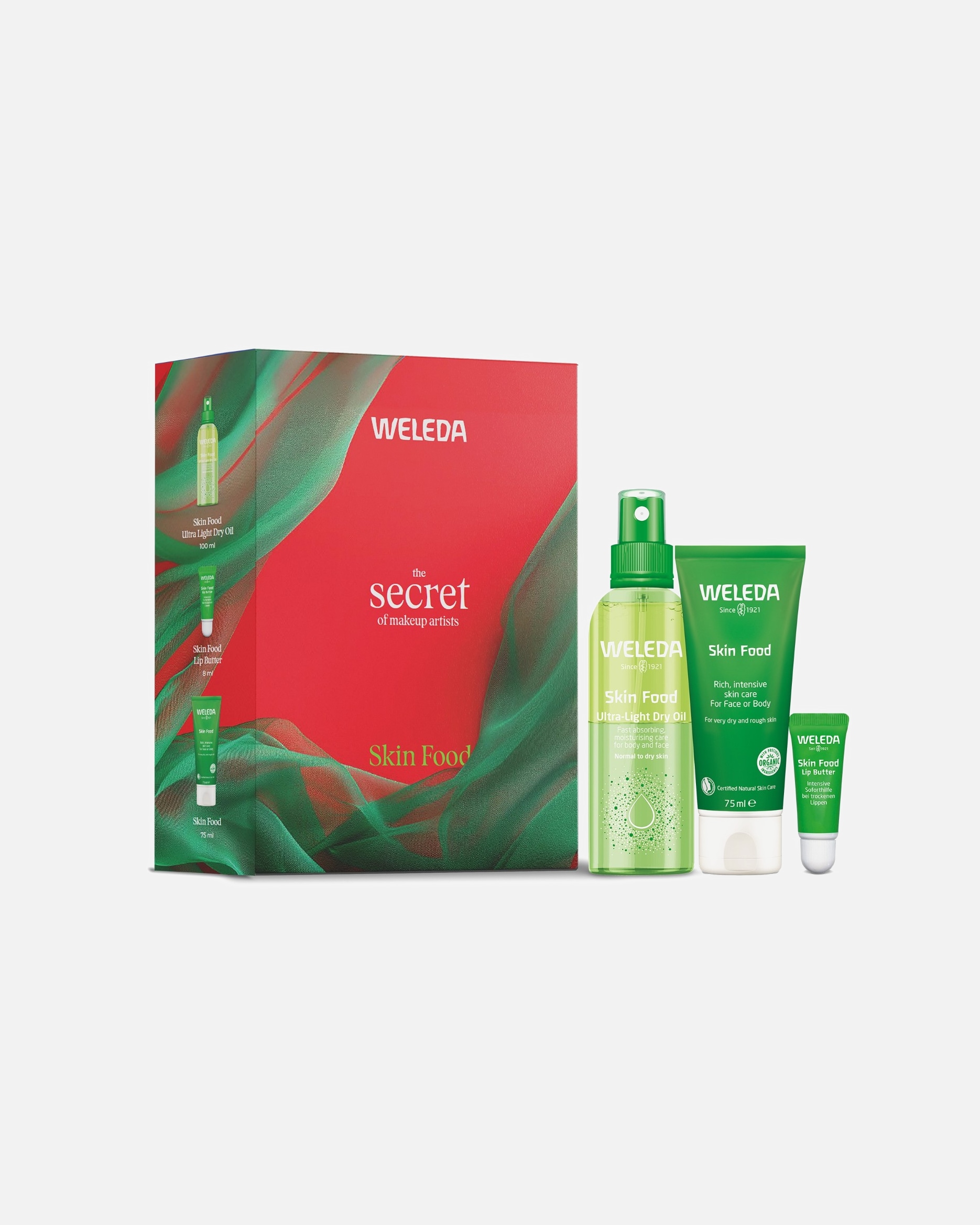 Súprava na starostlivosť o telo pre Unisex Weleda Skin Food secret make-up set 1 kus
