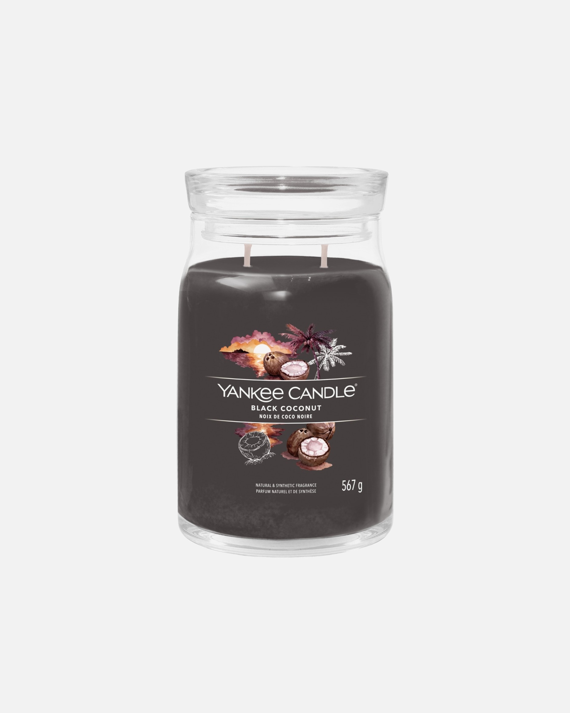 Sviečka pre Unisex YANKEE CANDLE Black Coconut vonná svíčka classic velký 567 g - Signature