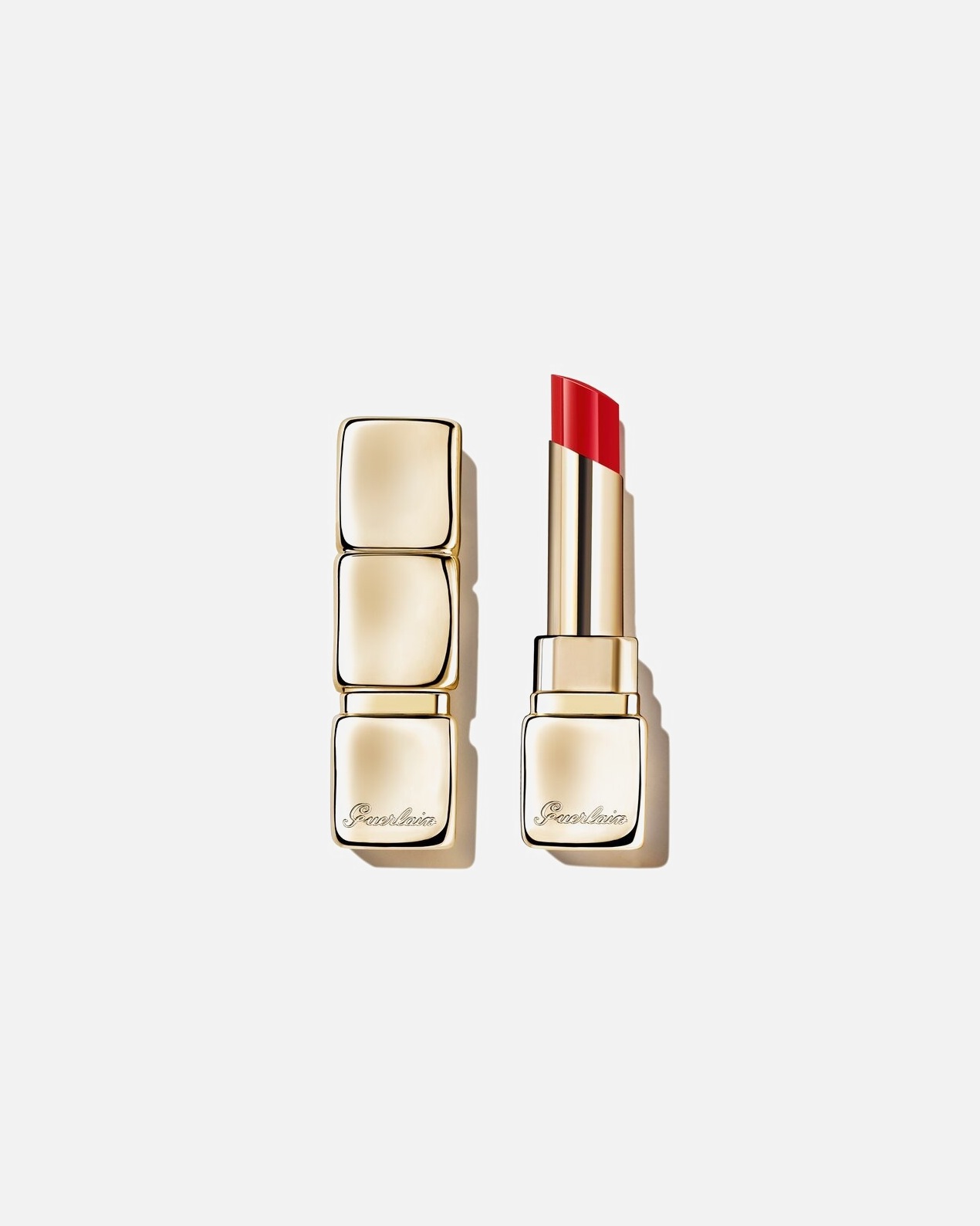 Rúž na pery pre Unisex Guerlain Kisskiss Shine Bloom 709 Petal Red