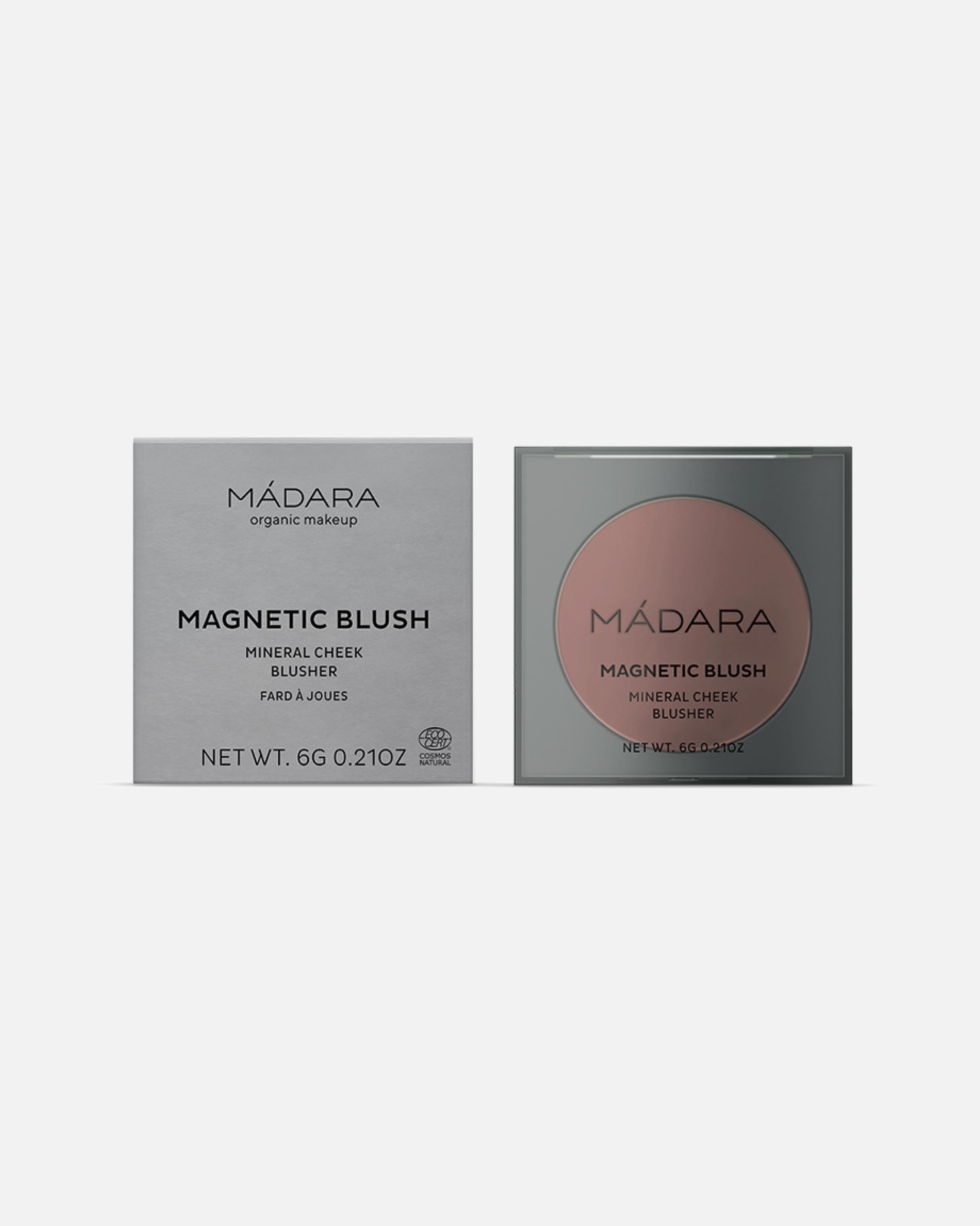 Lícenka pre Unisex MÁDARA MAGNETIC BLUSH Minerálna tvárenka 2 BARE BLOSSOM
