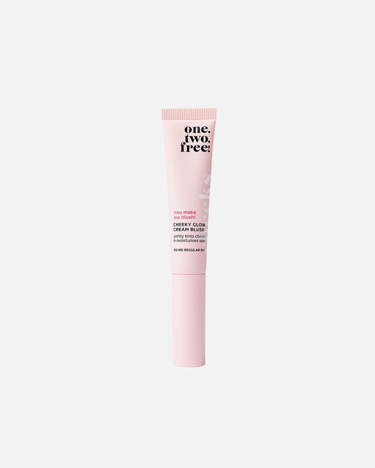 Lícenka pre Unisex one.two.free! Cheeky Glow Cream Blush 03 - REAL RED