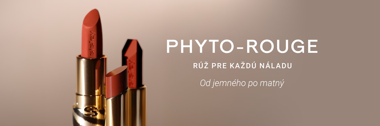 Objavte rúž Sisley Phyto-Rouge pre každú náladu, od jemného po matný, v elegantnom zlatom balení.