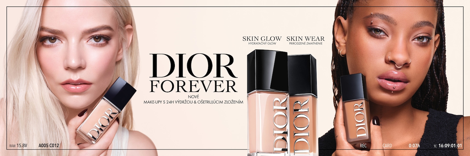 Dior Forever make-up s 24-hodinovou výdržou pre hydratovaný a prirodzene matný vzhľad pleti.