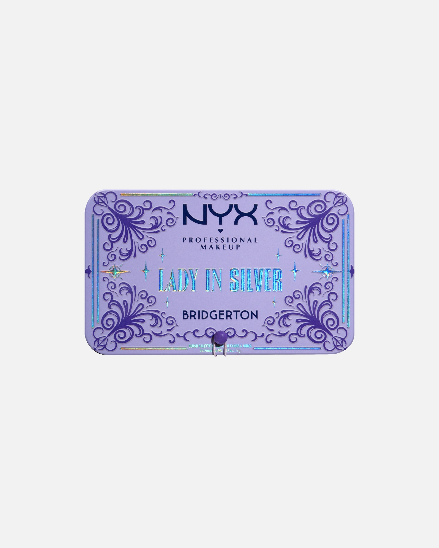 Lícenka pre Unisex NYX Professional Makeup Bridgerton Blush Duo Palette LADY IN SILVER