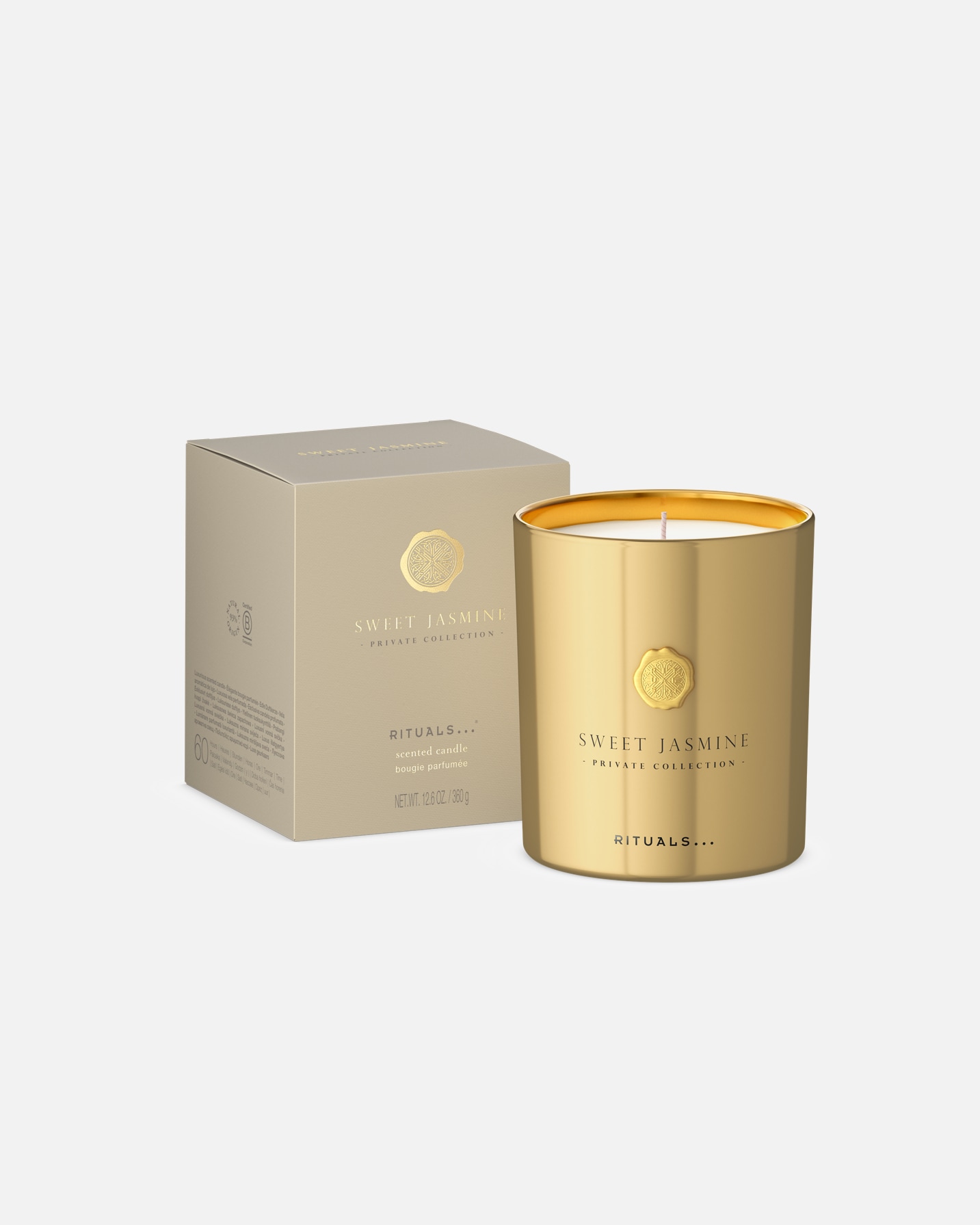 Sviečka pre Unisex Rituals Private Collection Sweet Jasmine Scented Candle - vonná sviečka 360 g