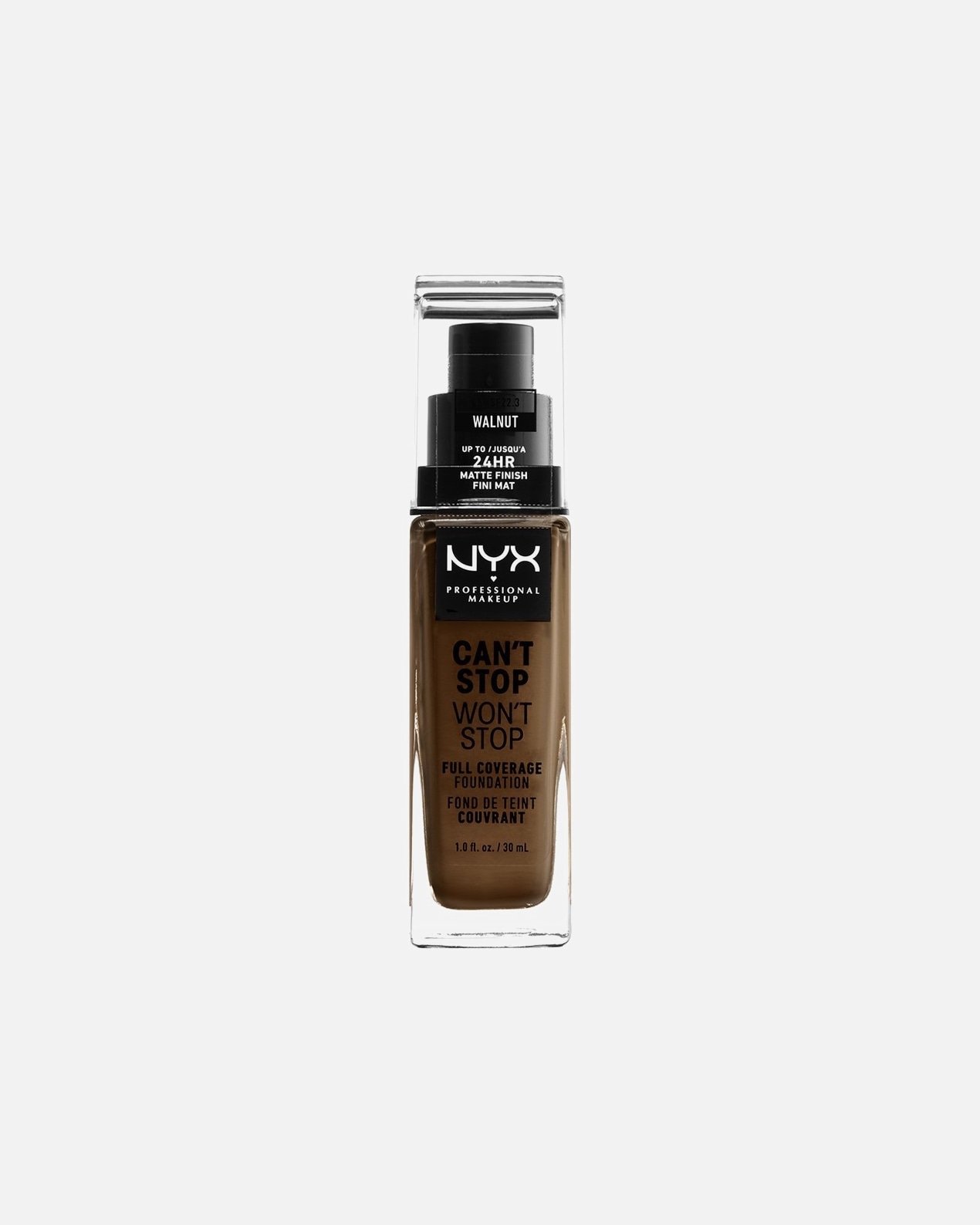 Podklad pre Unisex NYX Professional Makeup Wedding Can't Stop Won't Stop Full Coverage 22.3 - Walnut