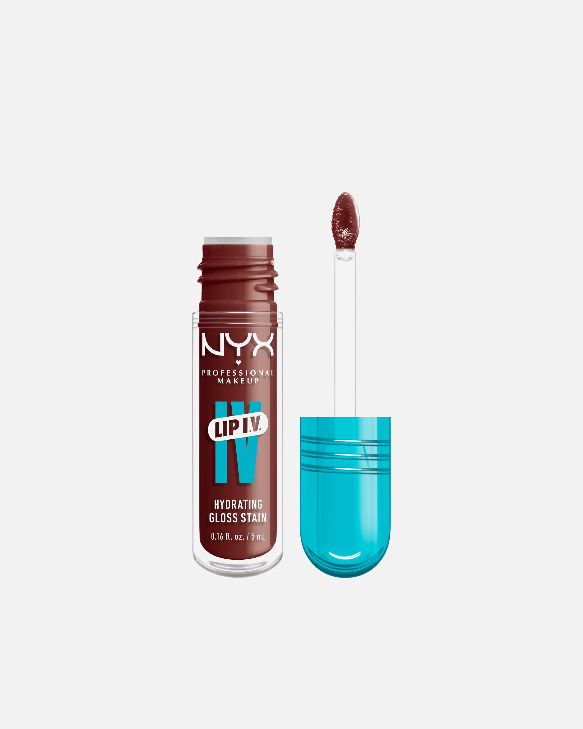 Lesk na pery pre Unisex NYX Professional Makeup Lip IV, hydratačný lesk na pery 05 - MOCHA ME WET