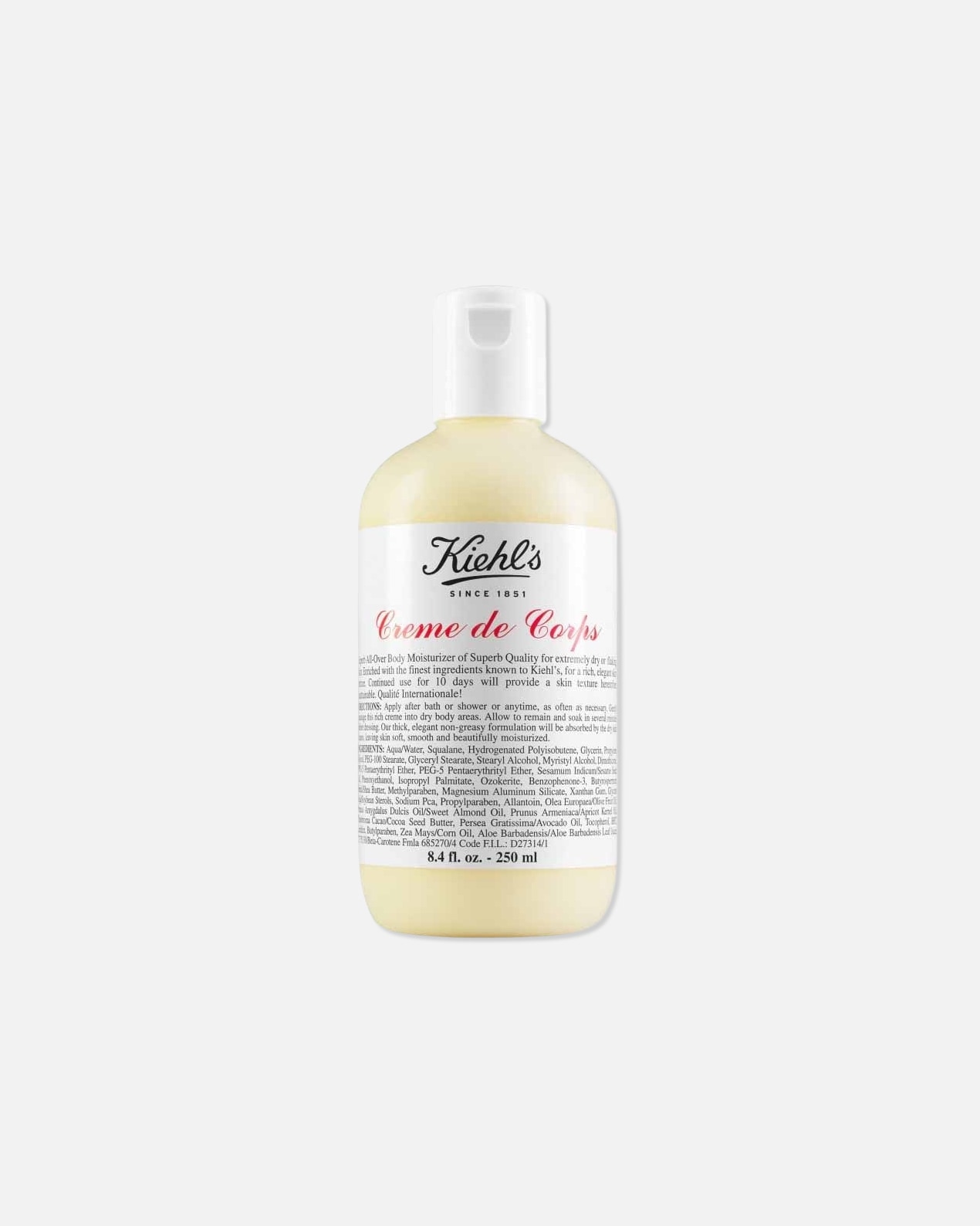 Telové mlieko pre Unisex Kiehl’s Creme de Corps 250 ml