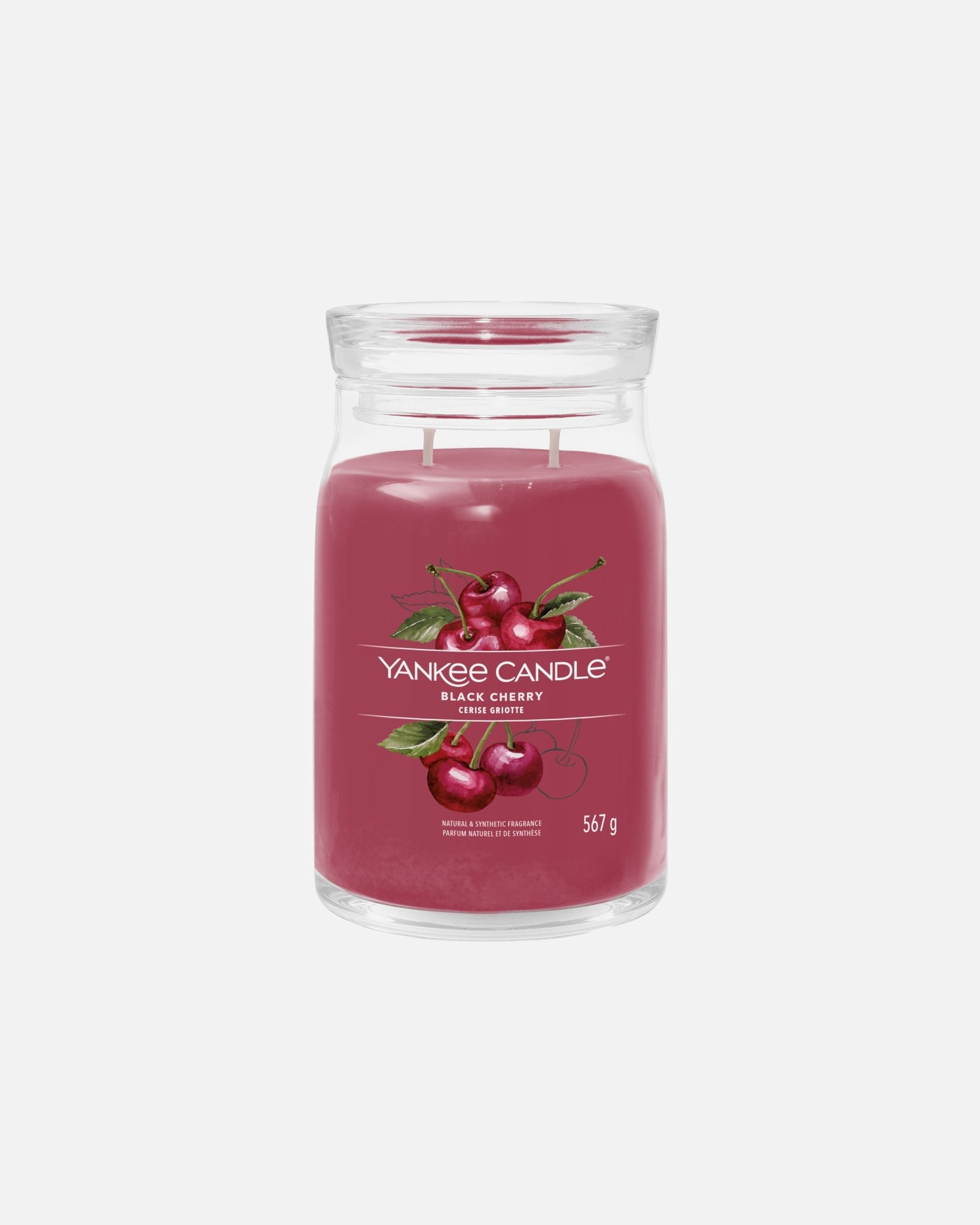 Sviečka pre Unisex YANKEE CANDLE Velká sviečka 2knoty/Black Cherry 567 g - Signature