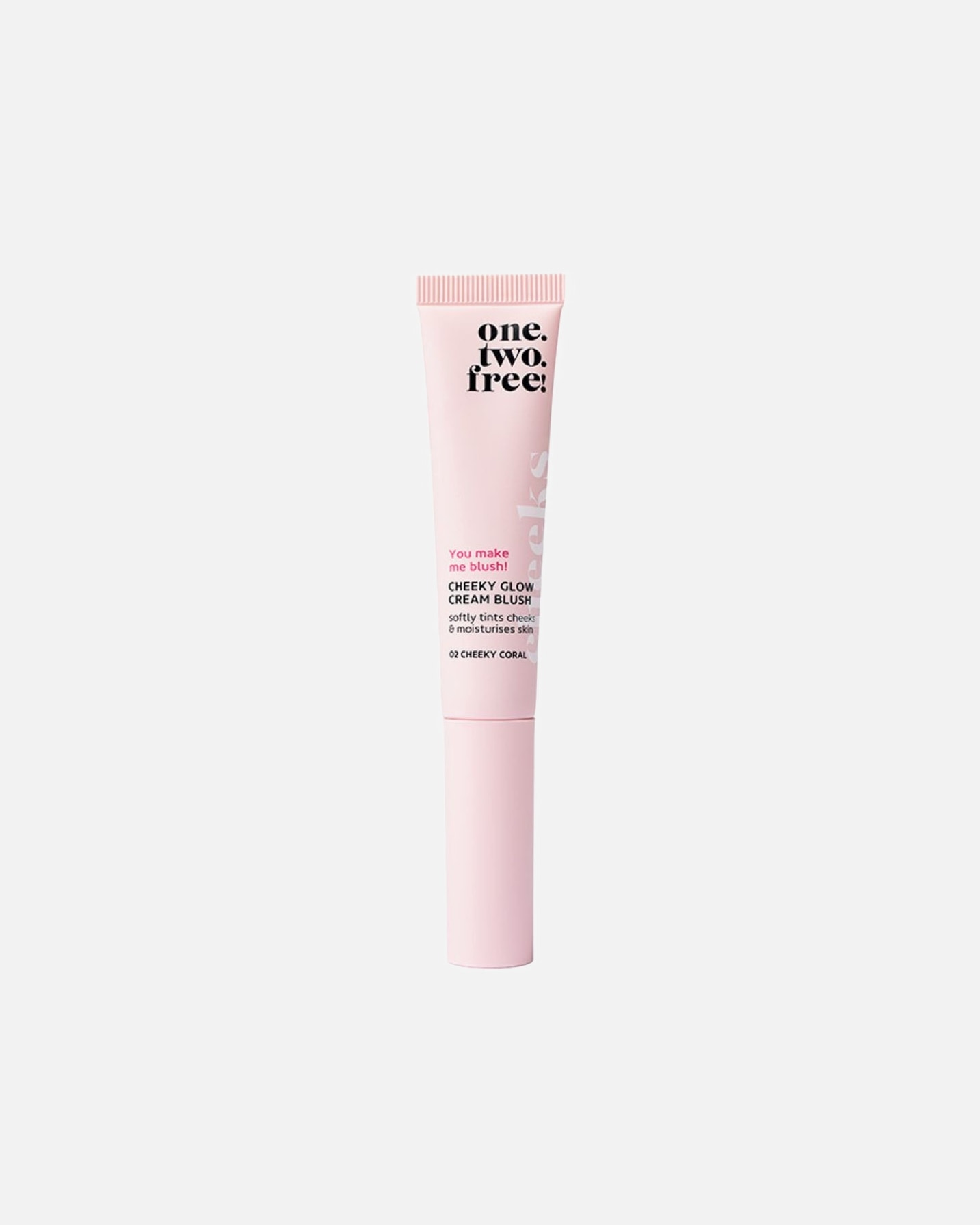 Lícenka pre Unisex one.two.free! Cheeky Glow Cream Blush 02 - CHEEKY CORAL