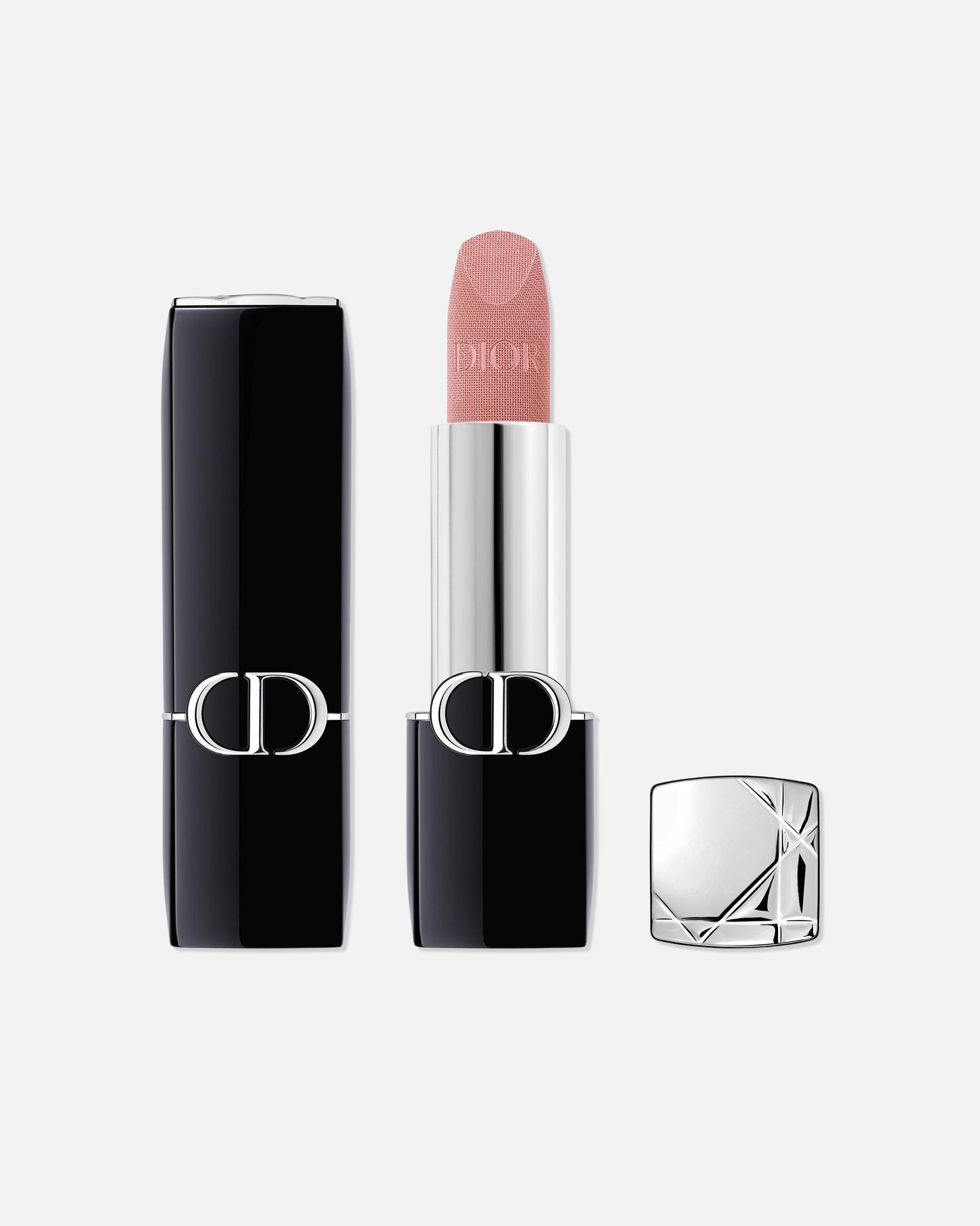 Rúž na pery pre Unisex DIOR Rouge Dior 220 Beige Couture Velvet Finish