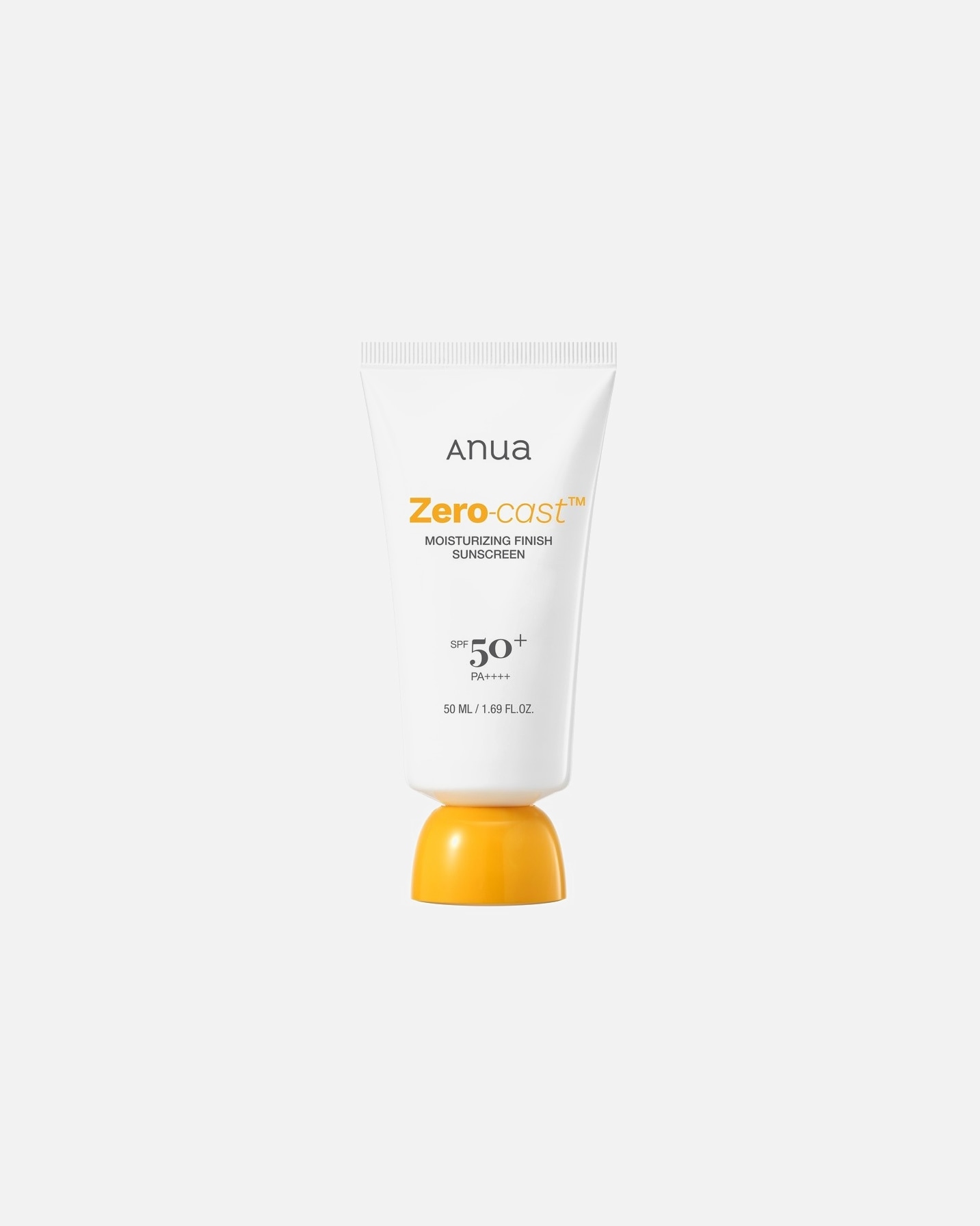 Krém na opaľovanie na tvár pre Unisex Anua ZERO-CAST MOISTURIZING FINISH SUNSCREEN EU 50 ml