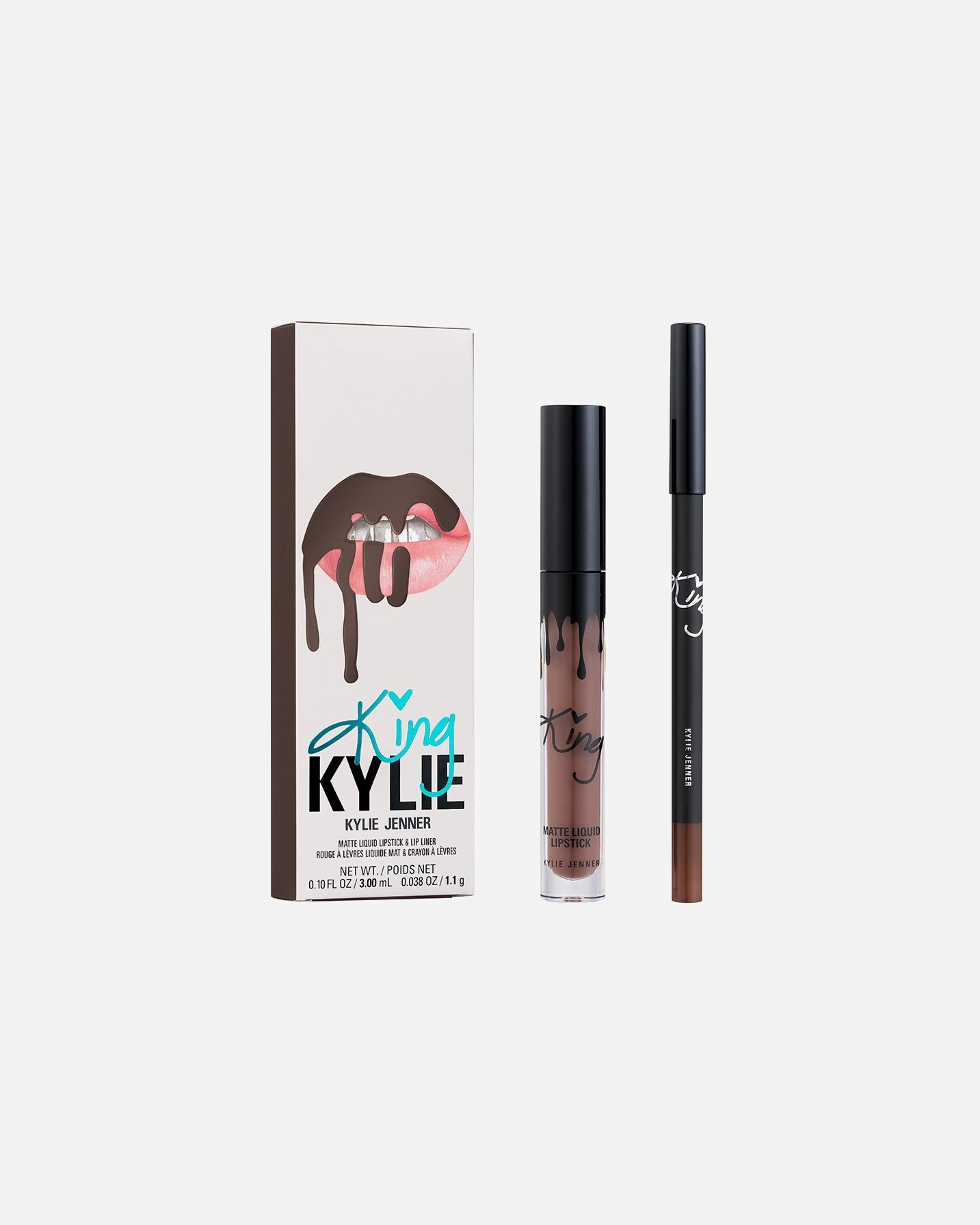 pre Pre ženy KYLIE COSMETICS King Kylie Kylie Matte Lip Kit TRUE BROWN K