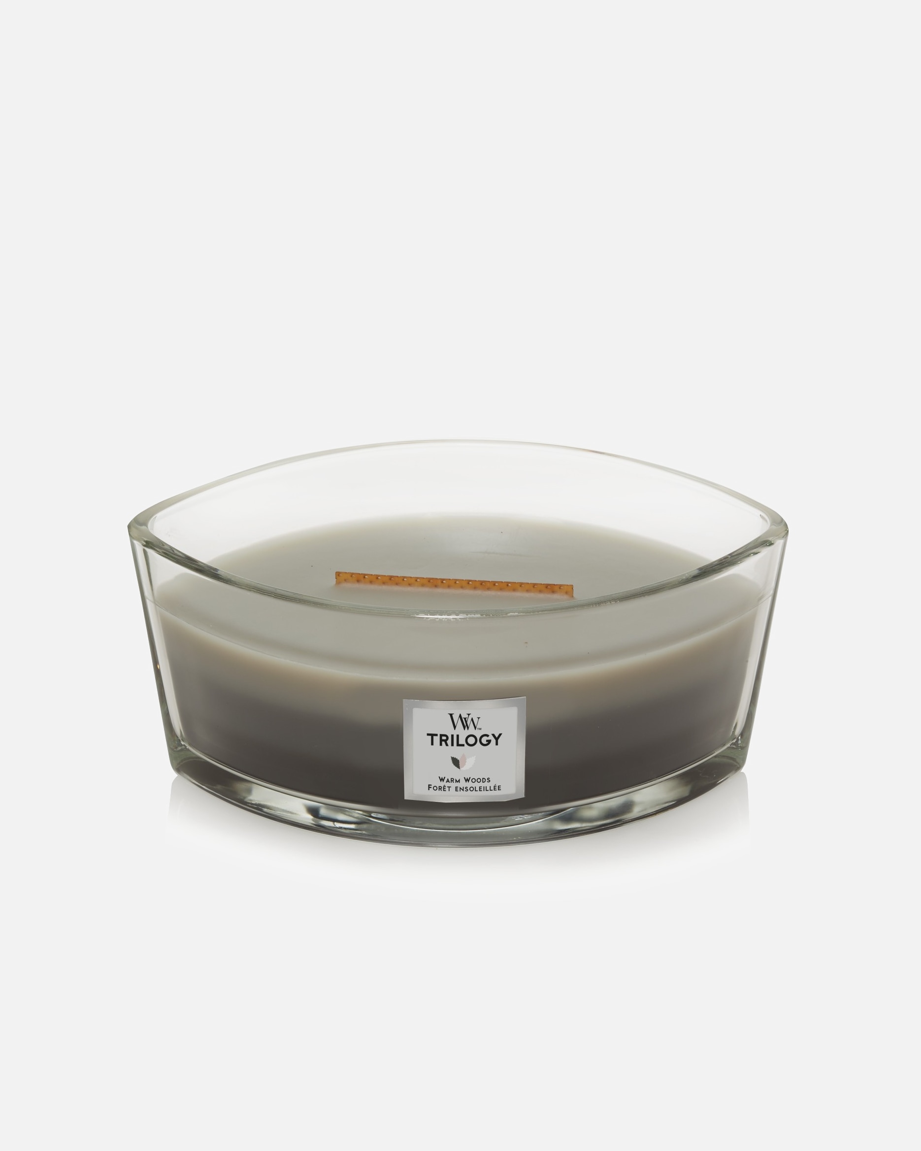 Sviečka pre Unisex WoodWick Trilogy Veľká sviečka/Warm Woods 454 g