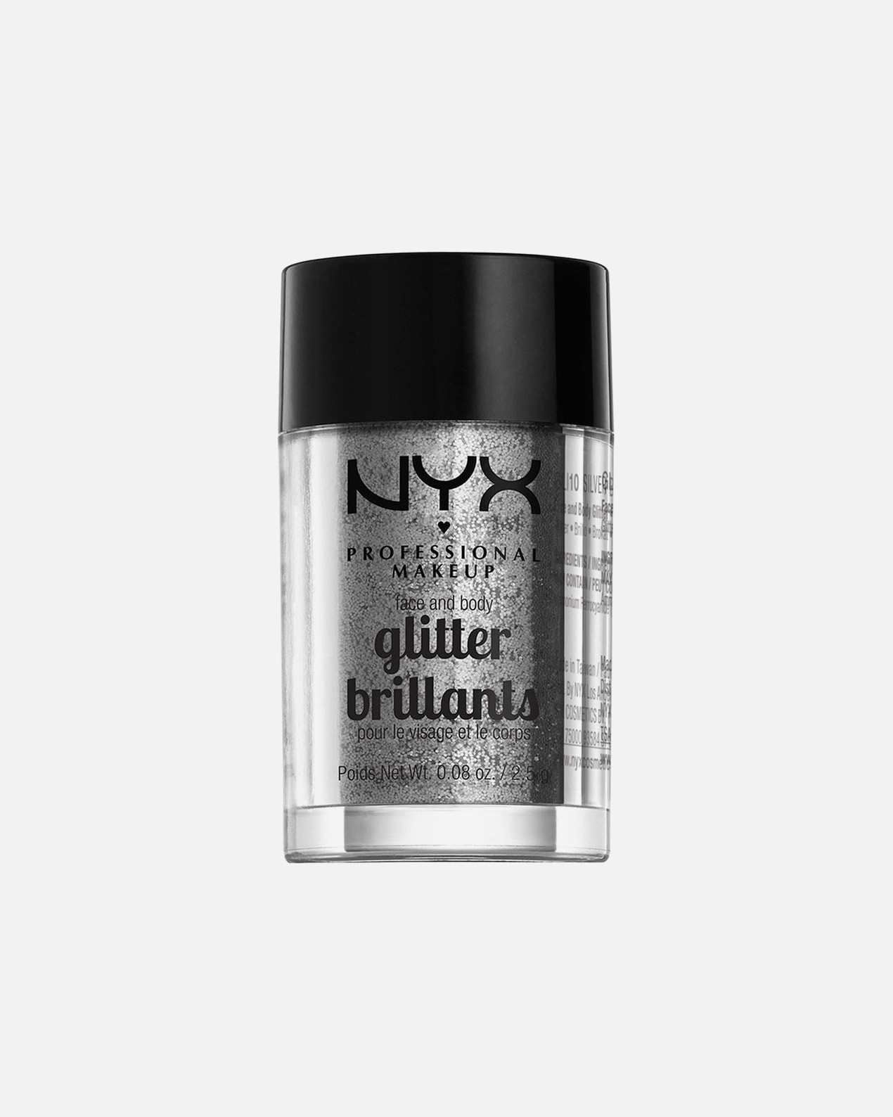 Očné tiene pre Unisex NYX Professional Makeup Pride Makeup Glitter Quitter 10 - Silver