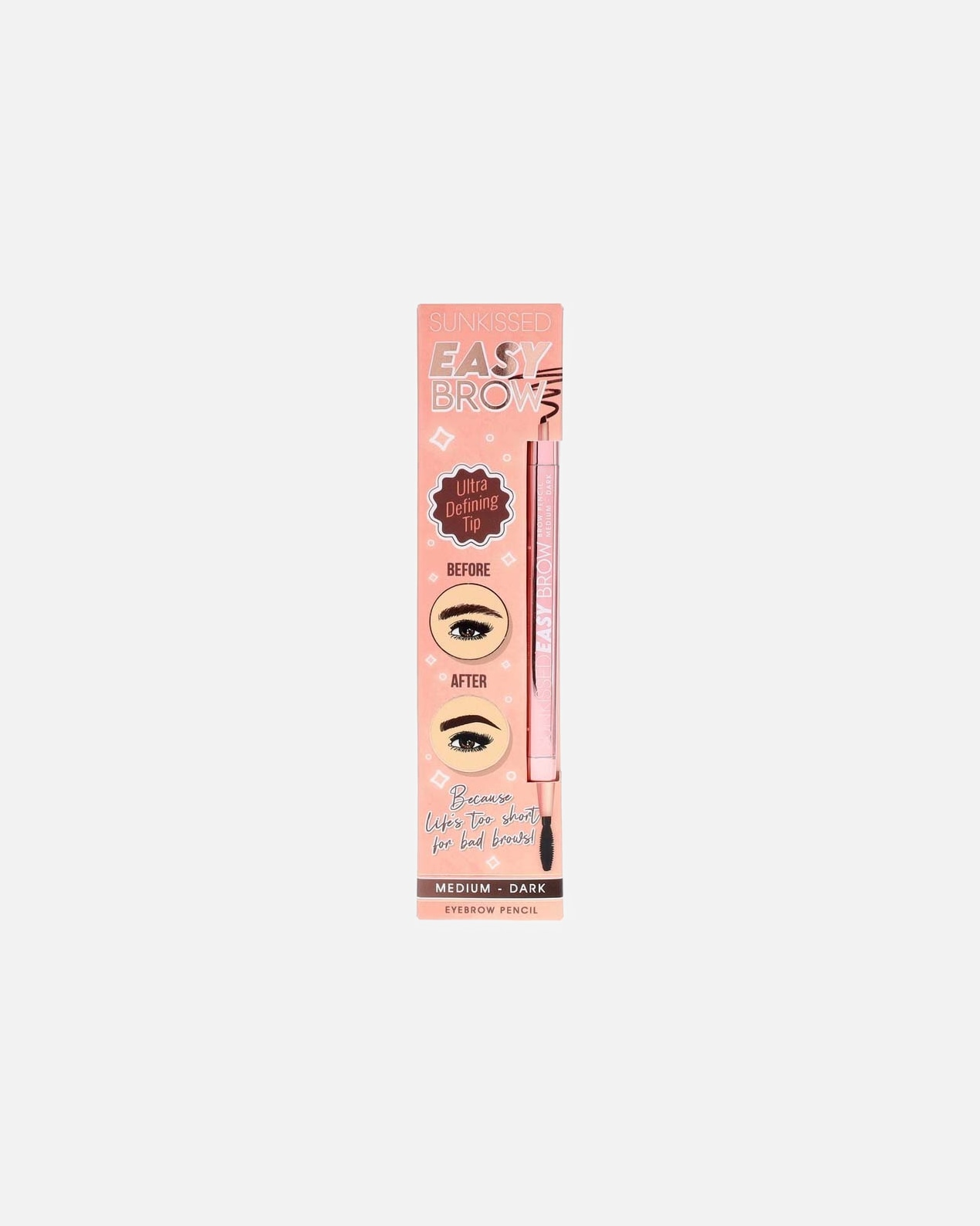 Kefka na obočie pre Unisex Sunkissed Easy Brow Pencil Medium - Dark