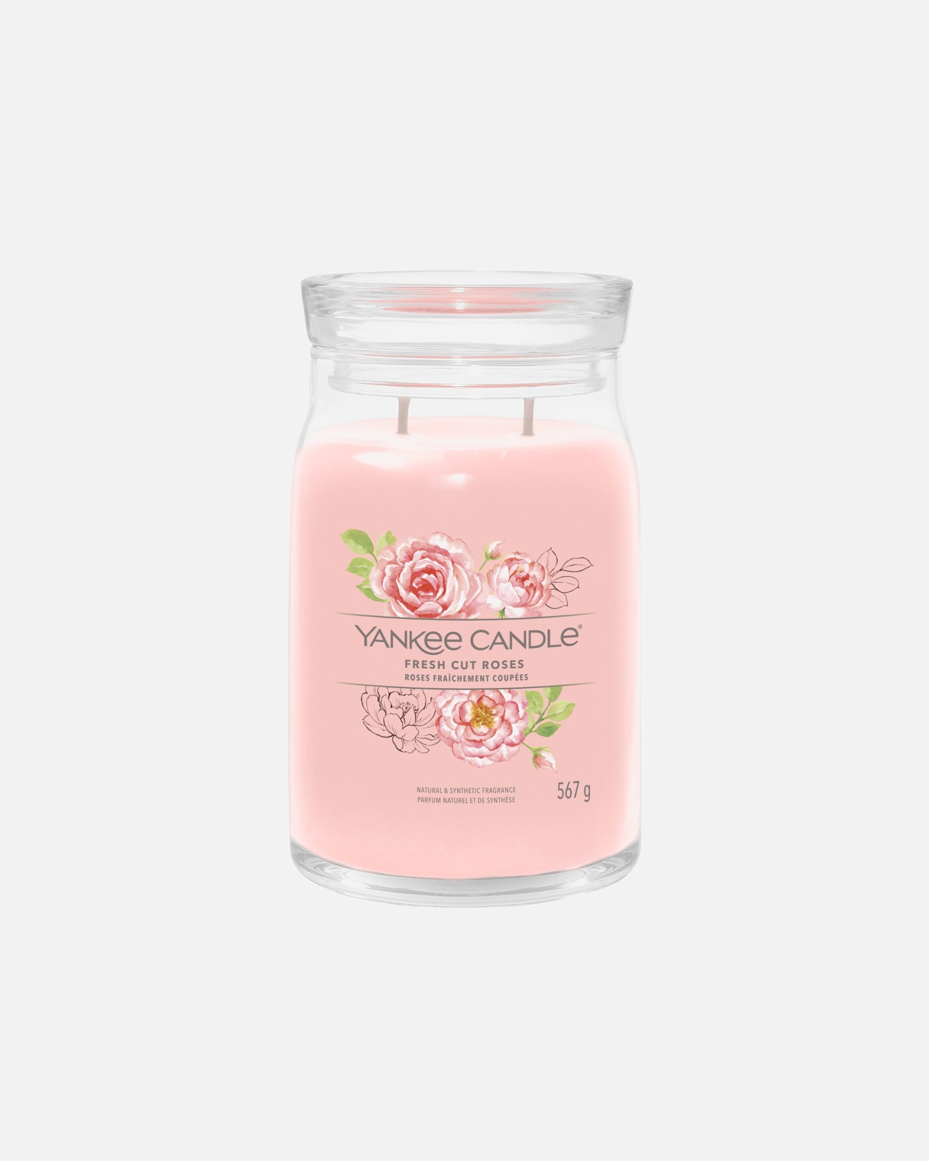 Sviečka pre Unisex YANKEE CANDLE Velký tumbler 2knoty/Fresh Cut Roses 567 g - Signature