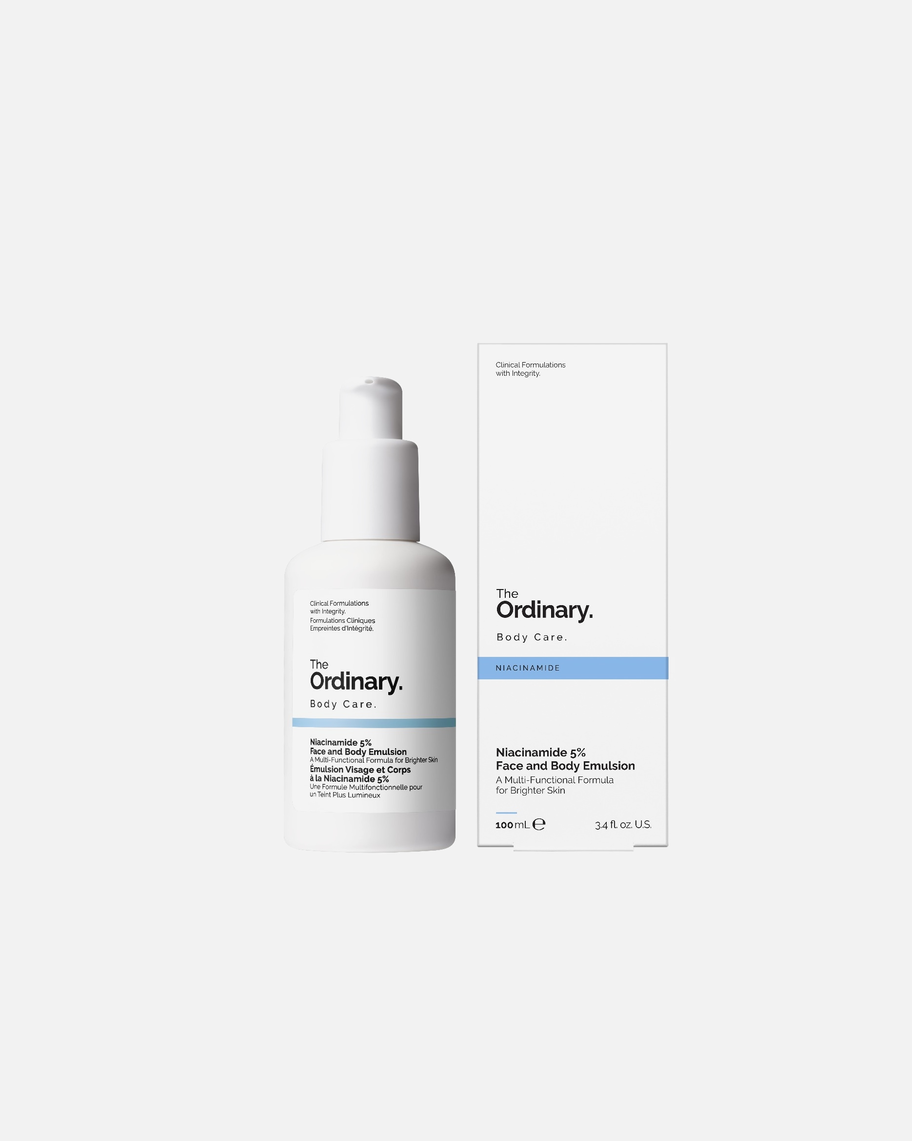 Telové mlieko pre Unisex The Ordinary Body Care. Niacinamide 5 % Face and Body Emulsion 100 ml