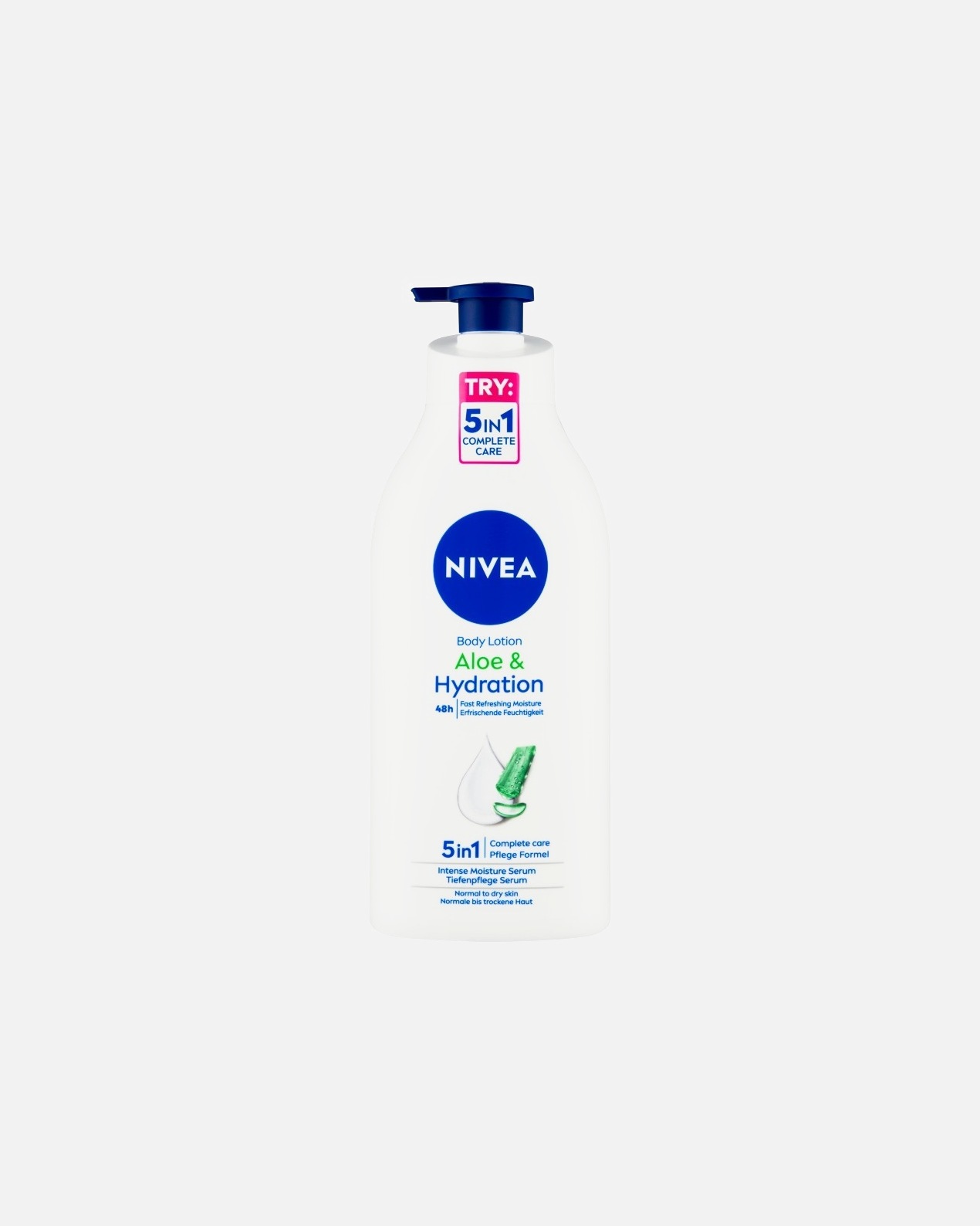 Telové mlieko pre Unisex NIVEA Body Milk Aloe+hydration 625 ml