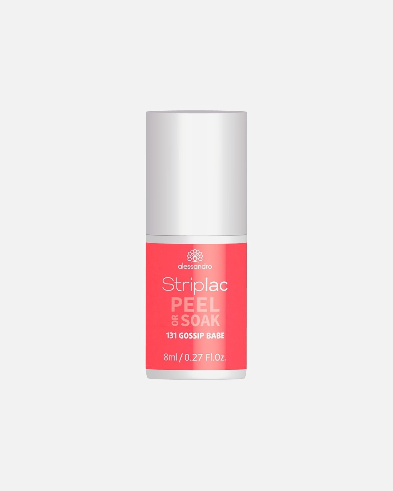 UV lak na nechty pre Unisex Alessandro Striplac Peel or Soak č. 131 - Gossip Babe