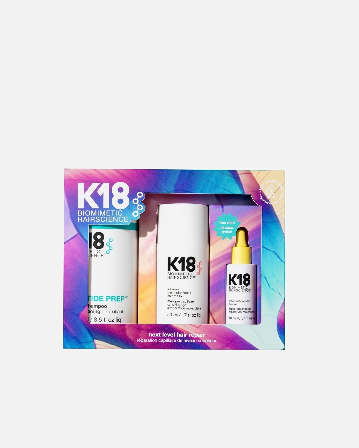 Súprava na starostlivosť o vlasy pre Unisex K18 Next Level Hair Repair Kit 1 kus