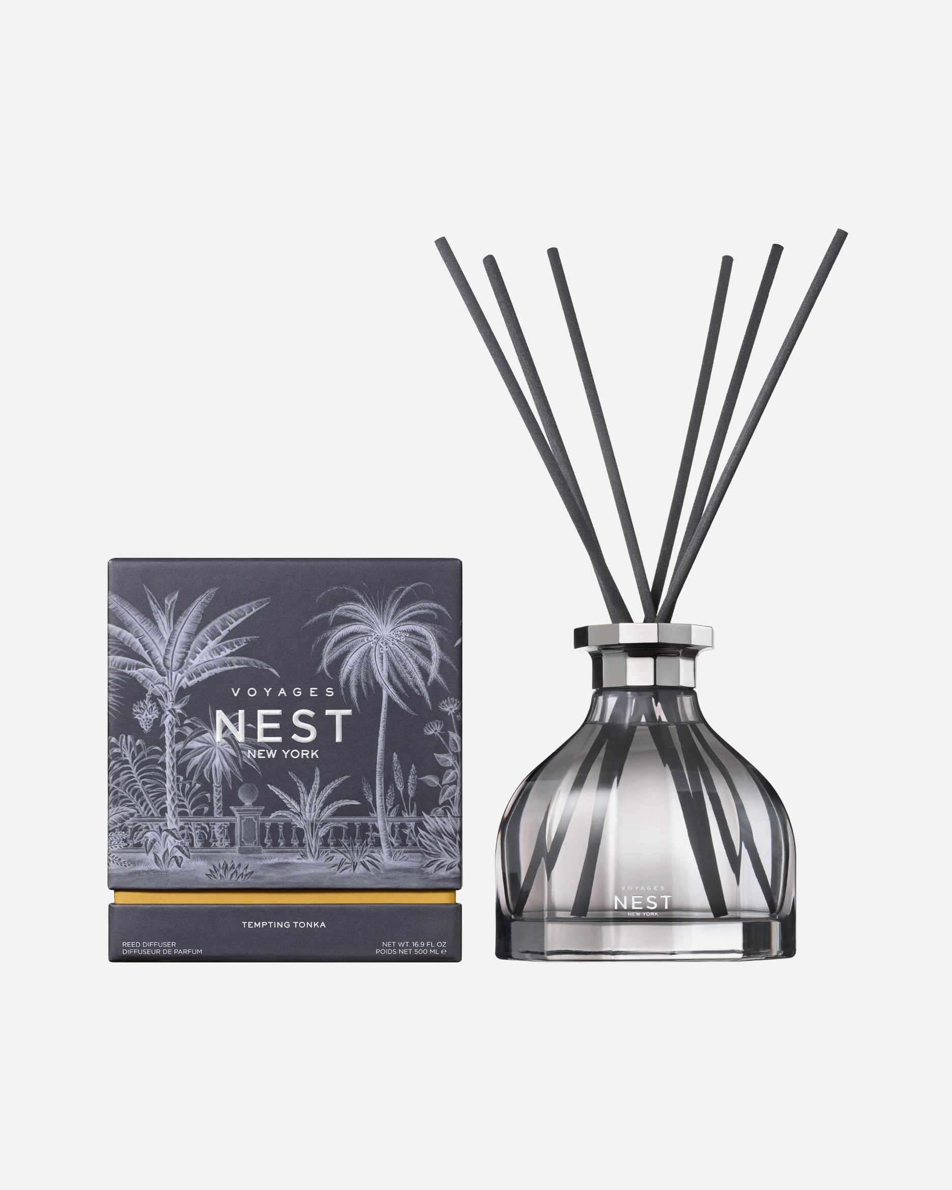 Vôňa do bytu pre Unisex NEST NEW YORK Default Brand Line Voyages Tempting Tonka Reed Diffuser 500 ml