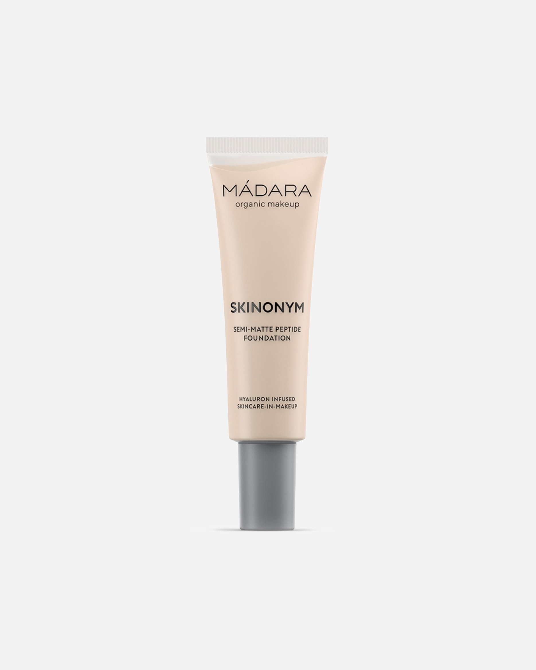 Podklad pre Unisex MÁDARA SKINONYM Polomatný Make-up s peptidy 15 - STONE