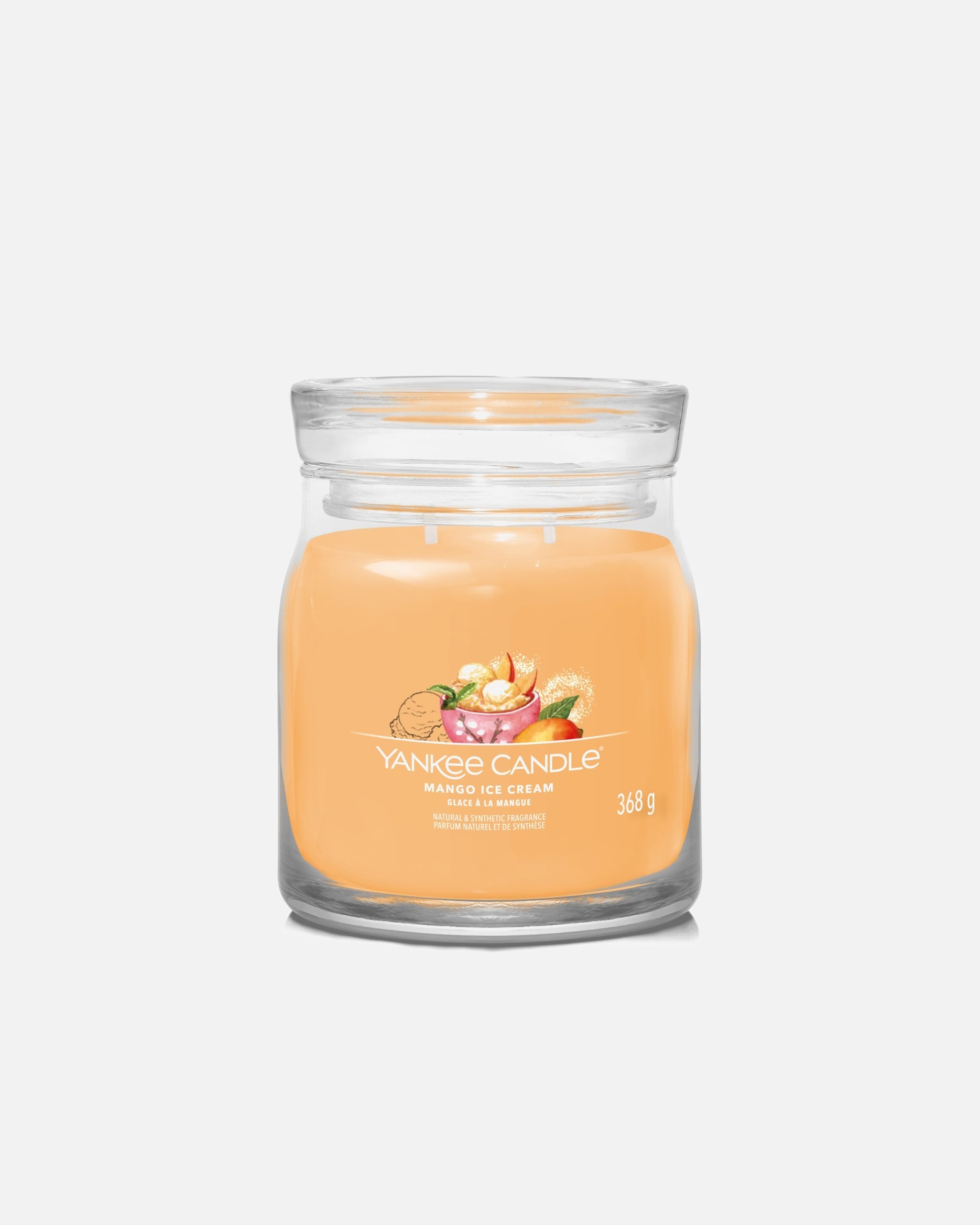 Sviečka pre Unisex YANKEE CANDLE Mango Ice Cream 368 g - Signature