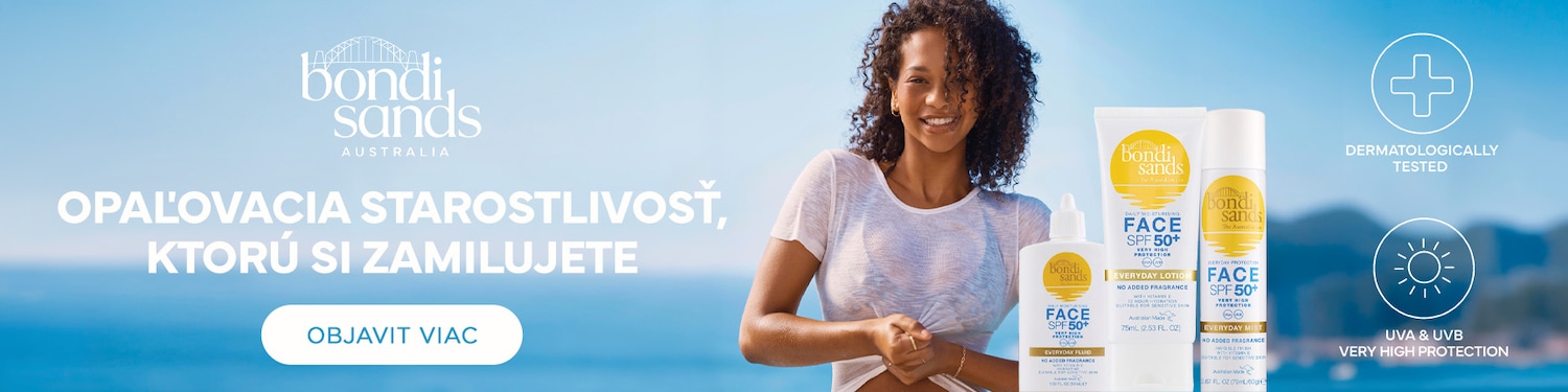 Bondi Sands pleťová rada s SPF 50+ pre každodennú ochranu pleti pred slnkom, dermatologicky testovaná a s veľmi vysokou UVA a UVB ochranou. Objavte viac!