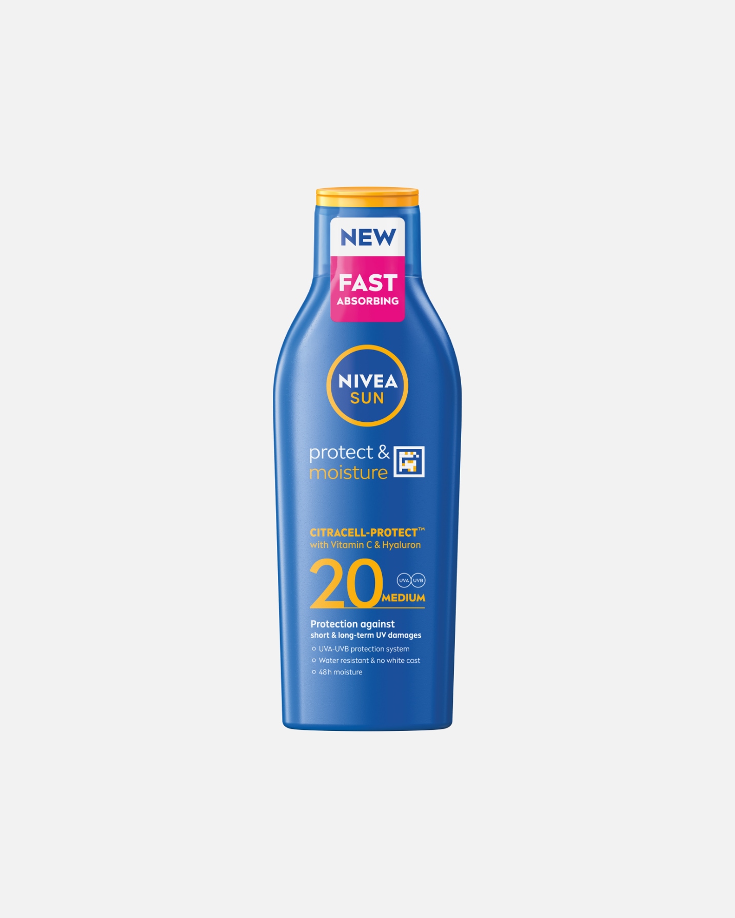 Krém na opaľovanie pre Unisex NIVEA SUN Protect+moisture Lotion 200ml