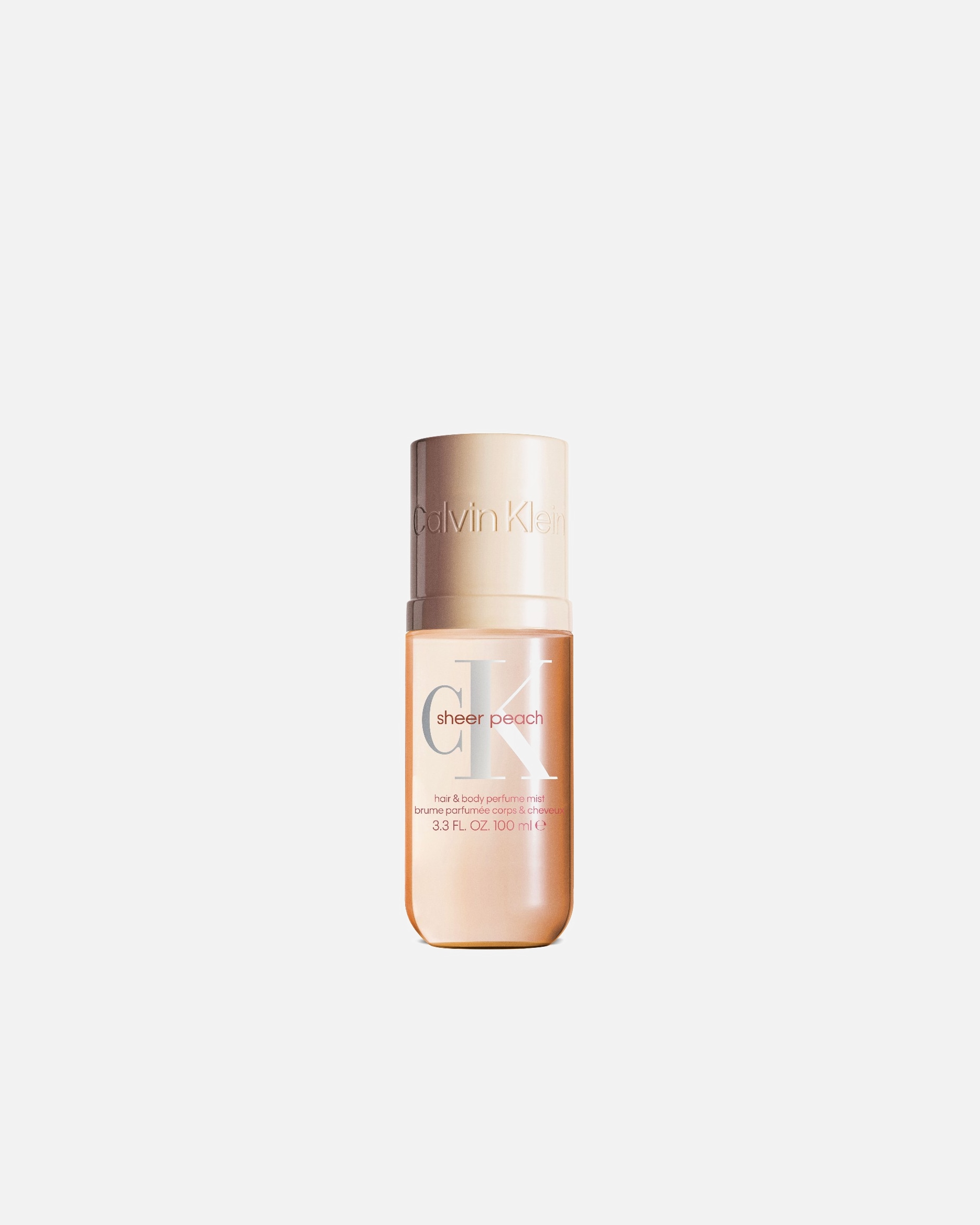 Telový sprej pre Unisex CALVIN KLEIN Mist Collection Sheer Peach Hair & Body Perfume Mist 100 ml