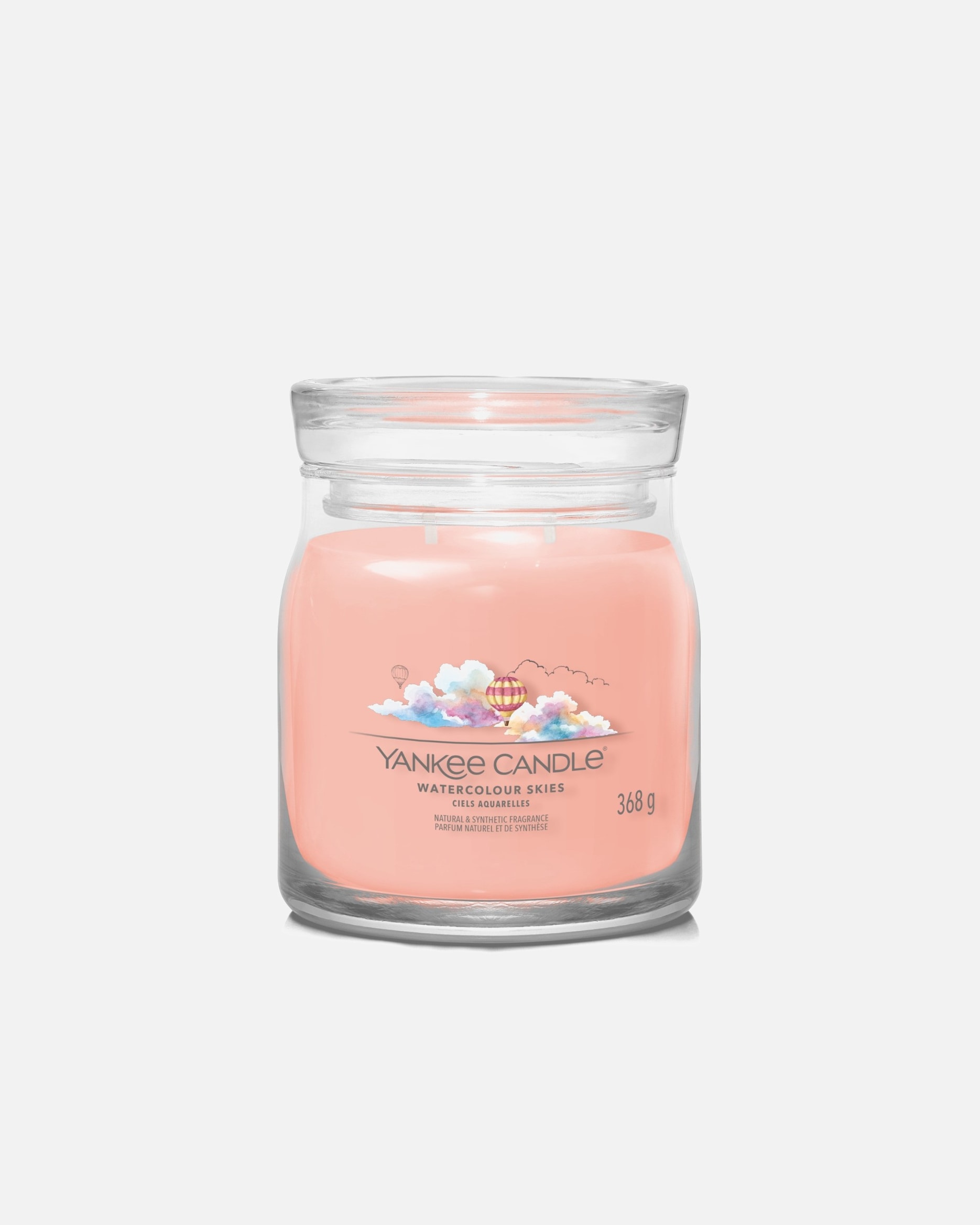Sviečka pre Unisex YANKEE CANDLE Watercolour Skies 368 g - Signature