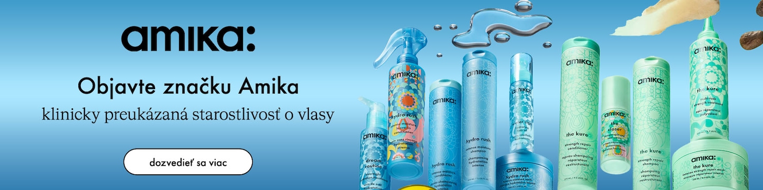 Discover Amika brand for clinically proven hair care, offering a range of hair products in blue and green packaging, including shampoos, conditioners, and masks; click to learn more.